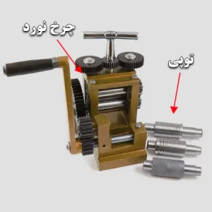 چرخ نورد طلاسازی
