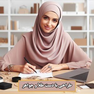 طراحی-با-دست-طلا-و-جواهر