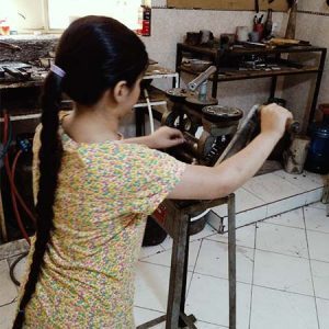 نورد نقره توسط دختر ۹ ساله