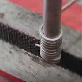 انتخاب زیرپیچ جهت ساخت دیواره قاب سنگ ونکلیف