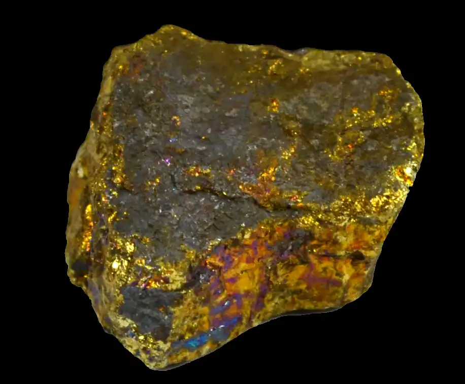 سنگ های شبیه طلا-کالکوپیریت (Chalcopyrite)