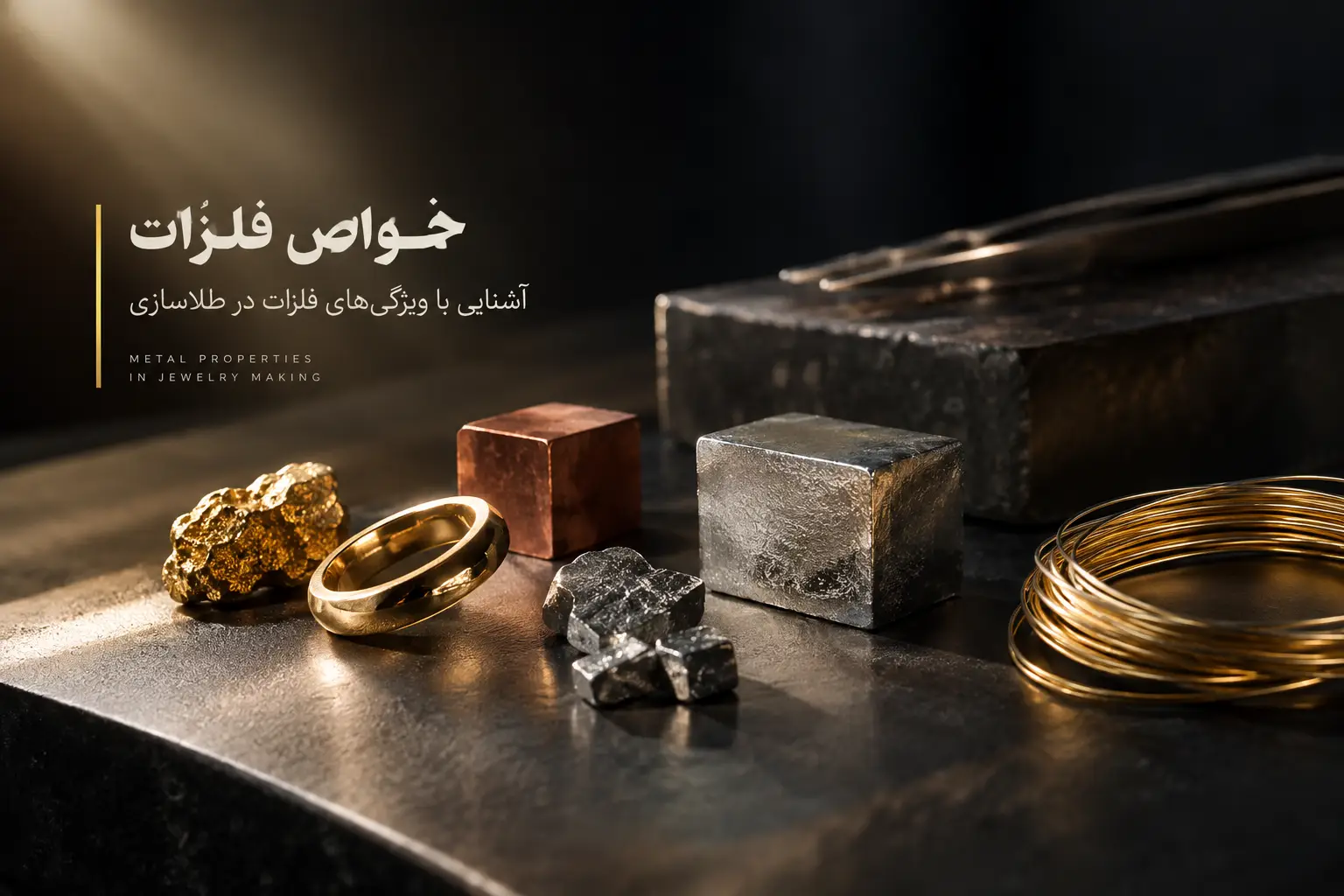 خواص فلزات چیست؟ آشنایی با ویژگی‌های فلزات در طلاسازی
